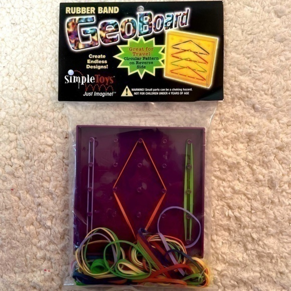 Simple Toys Rubber Band GeoBoard Activity Kit